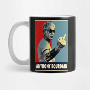 Retro Anthony Bourdain Fist Mug